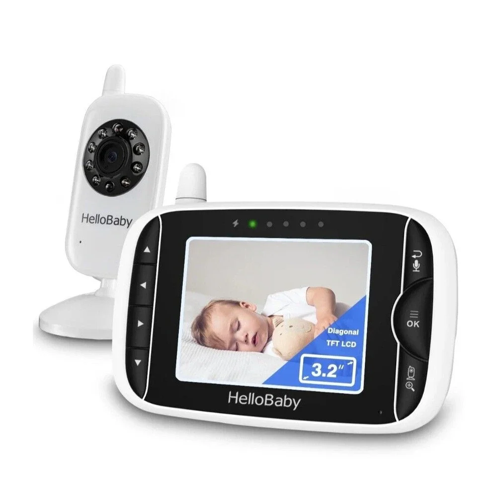 Monitor New HelloBaby Video Baby HB39 with wireless video 2.4GHz Digital